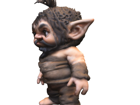 Cute Forest Troll 3D Model