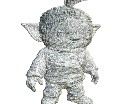 Cute Forest Troll 3D Model