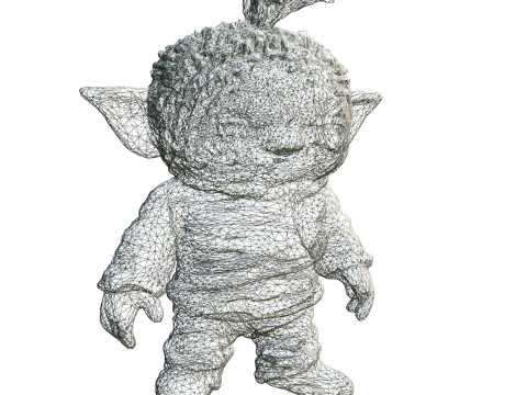 Cute Forest Troll 3D Model