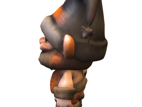 Charming Wizard Gnome 3Dモデル