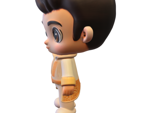 Chibi Pop Star Modello 3D
