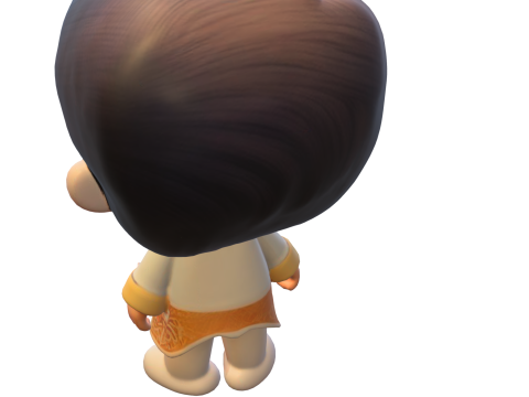 Chibi Pop Star Modello 3D
