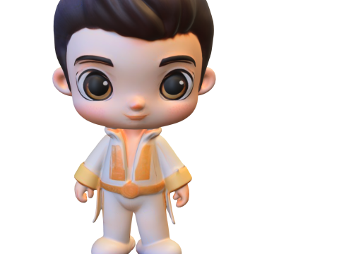 Chibi Pop Star Modello 3D