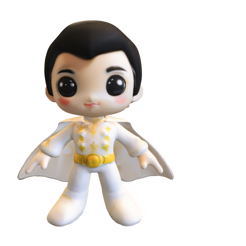 Chibi Star Performer 3D-Modell .c4d .max .obj .3ds .fbx .stl .blend