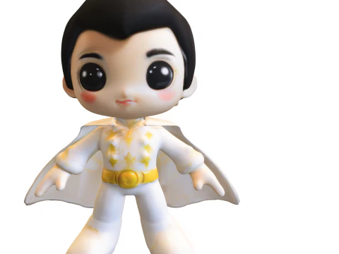 Звездный исполнитель чиби 3D Модель