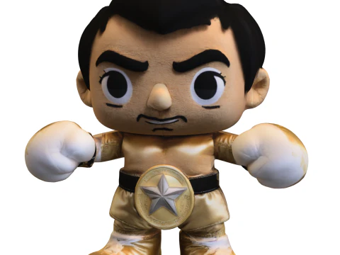 Золотой чемпион по боксу 3D Модель