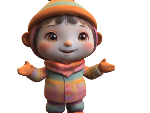 Adorable Winter 3D Модель