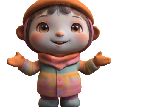 Adorable Winter 3D Модель