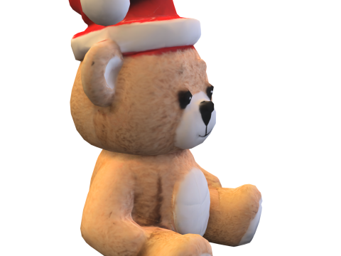 Christmas Teddy Bea Modello 3D