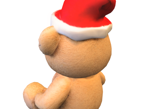 Christmas Teddy Bea Modello 3D