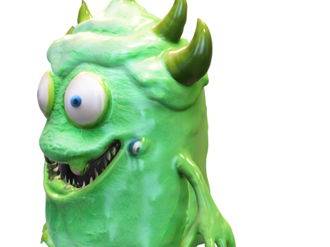 Green Goblin Monster Modelo 3D