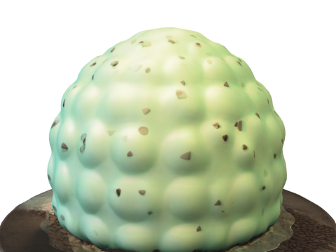 Mint Chocolate Dome House 3D Model
