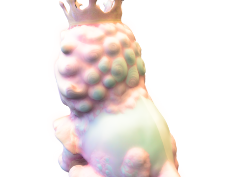Royal Lion Cub Model 3D
