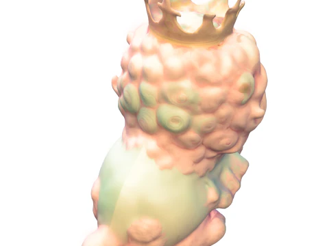Royal Lion Cub 3D Model