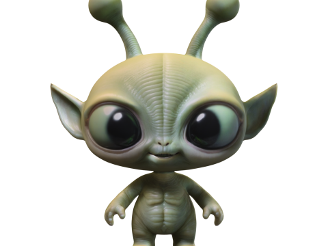 Cute Alien Creature 3Dモデル