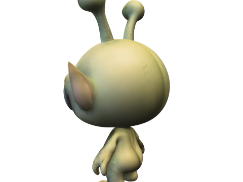 Cute Alien Creature Modelo 3D