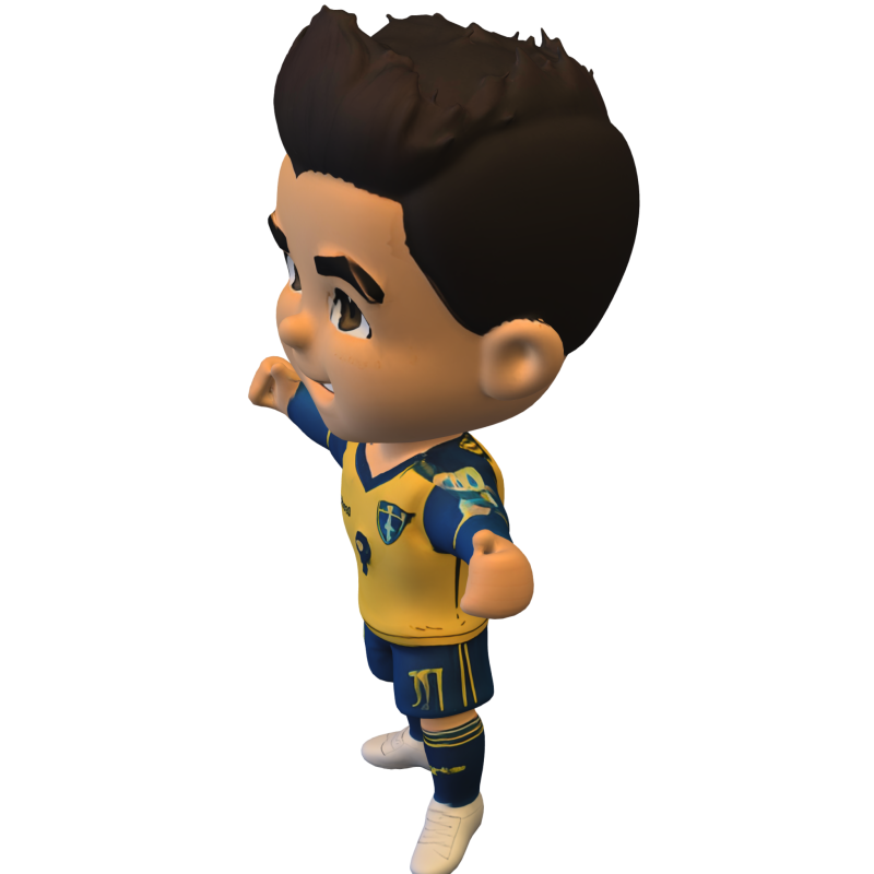 Stylized Soccer Kid 3D Model .c4d .max .obj .3ds .fbx .stl .blend