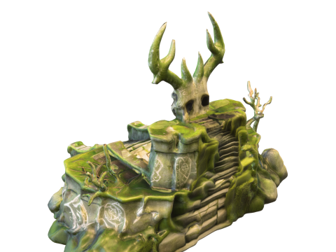 Ancient Druid Altar 3D Модель