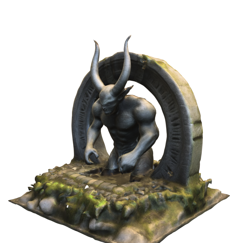 Demonic Gatekeeper Modelo 3D .c4d .max .obj .3ds .fbx .stl .blend