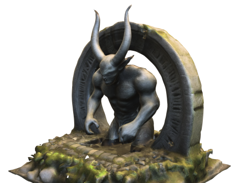 Demonic Gatekeeper 3D Model