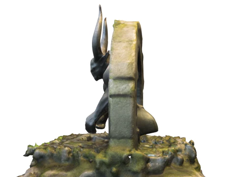 Porteiro Demon&iacute;aco Modelo 3D