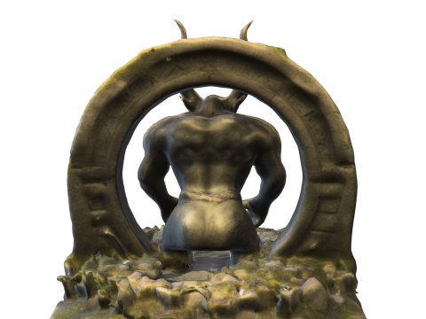 Demonic Gatekeeper Modelo 3D