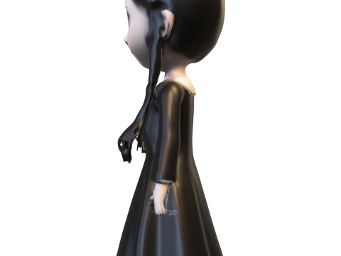 Gothic Girl Doll 3D 模型