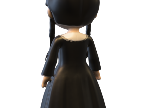 Gothic Girl Doll 3D 模型