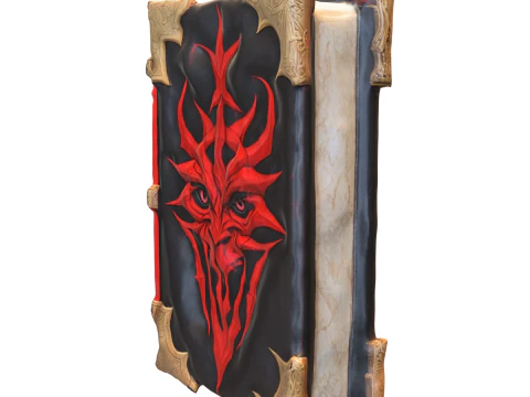 Demonic Spellbook 3D Model