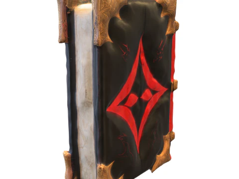 Demonic Spellbook 3D Model
