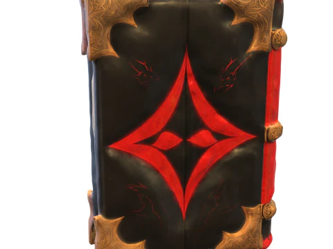 Demonic Spellbook 3D Model
