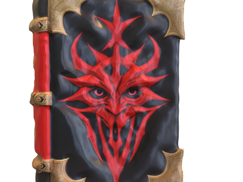 Demonic Spellbook 3Dモデル