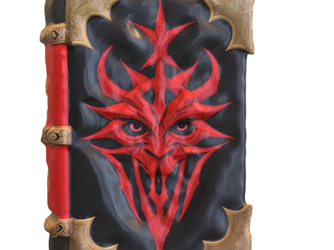 Demonic Spellbook 3D Model