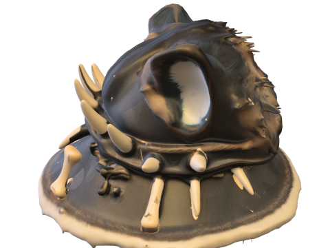 Spiked Fantasy Hat Model 3D