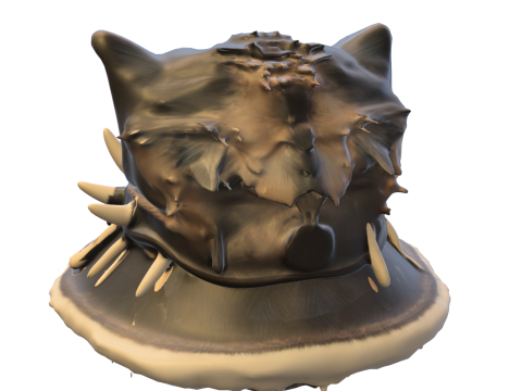 Spiked Fantasy Hat Modèle 3D