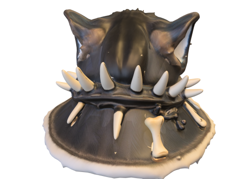 Spiked Fantasy Hat Modèle 3D