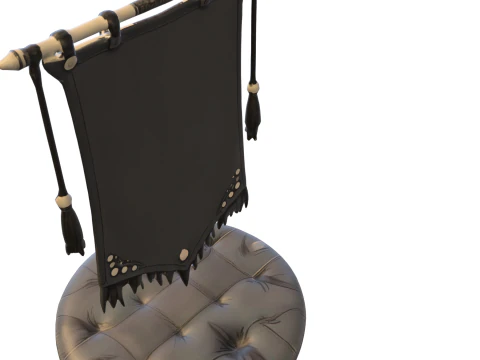 Lycan Clan Banner 3D Model
