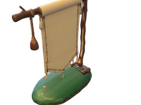 Garden Gnome Banne 3D Model