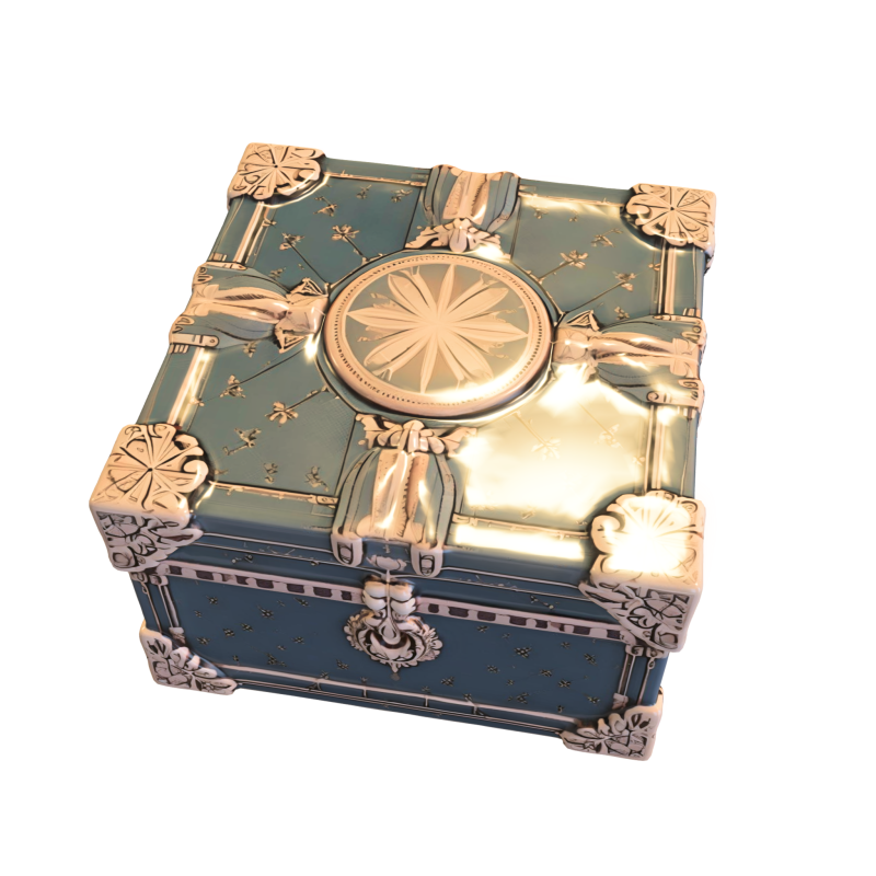 Ornate Fantasy Treasure Ches Modelo 3D .c4d .max .obj .3ds .fbx .stl .blend