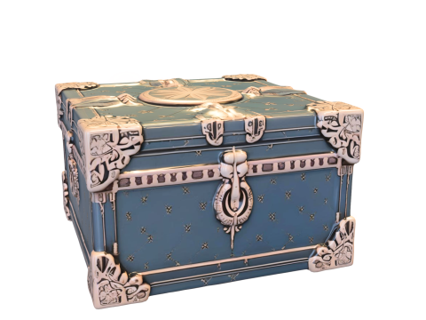 Ornate Fantasy Treasure Ches Modelo 3D