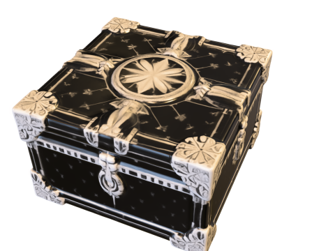 Ornate Fantasy Treasure Ches Modelo 3D