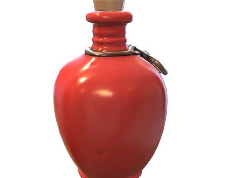 Cursed Vampire Potion Bottle 3D Model