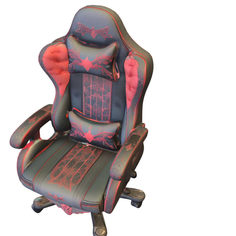 Vampire Throne Gaming Chair 3D Model .c4d .max .obj .3ds .fbx .stl .blend