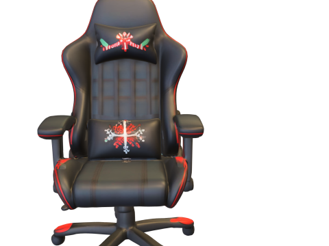 Cyber Snow Gaming Chair 3D Model