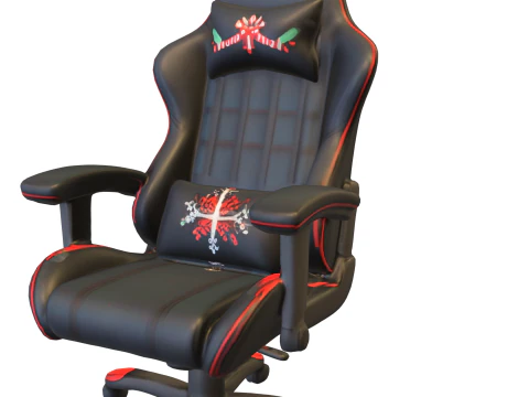Cyber Snow Gaming Chair 3D Model