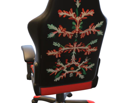 Cyber Snow Gaming Chair 3D Model
