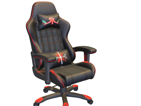 Cyber Snow Gaming Chair 3D Model