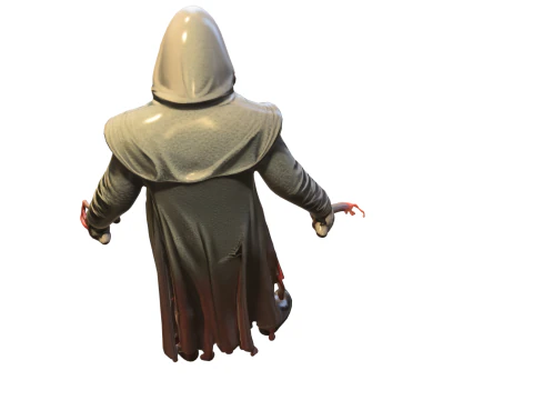Dark Hooded Reaper 3D Model