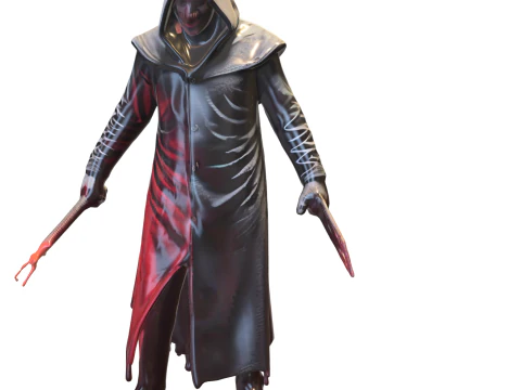 Dark Hooded Reaper 3D Model