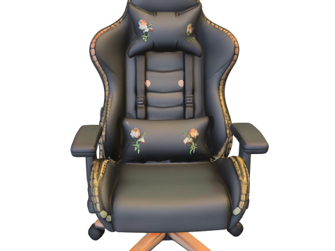 Floral Gaming Chair 3D Модель